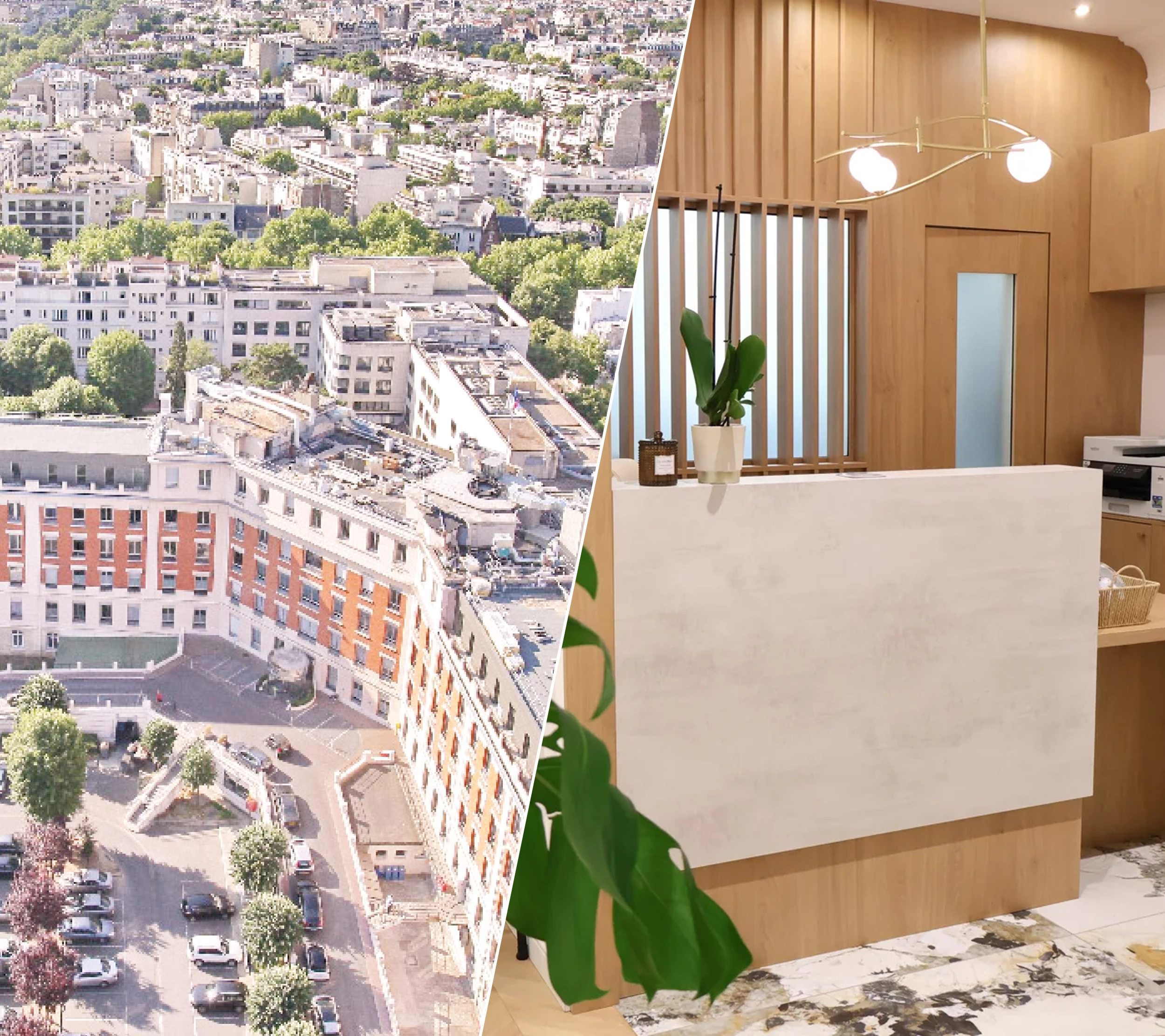 Hôpital américain de Paris et accueil de la Clinique OVA